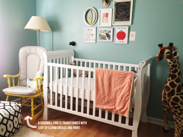 eclectic nursery budget nursery 