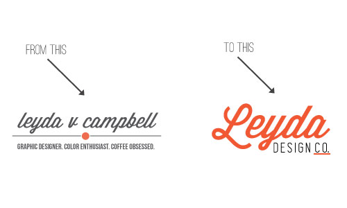 comparison of two logos for leyda v campbell